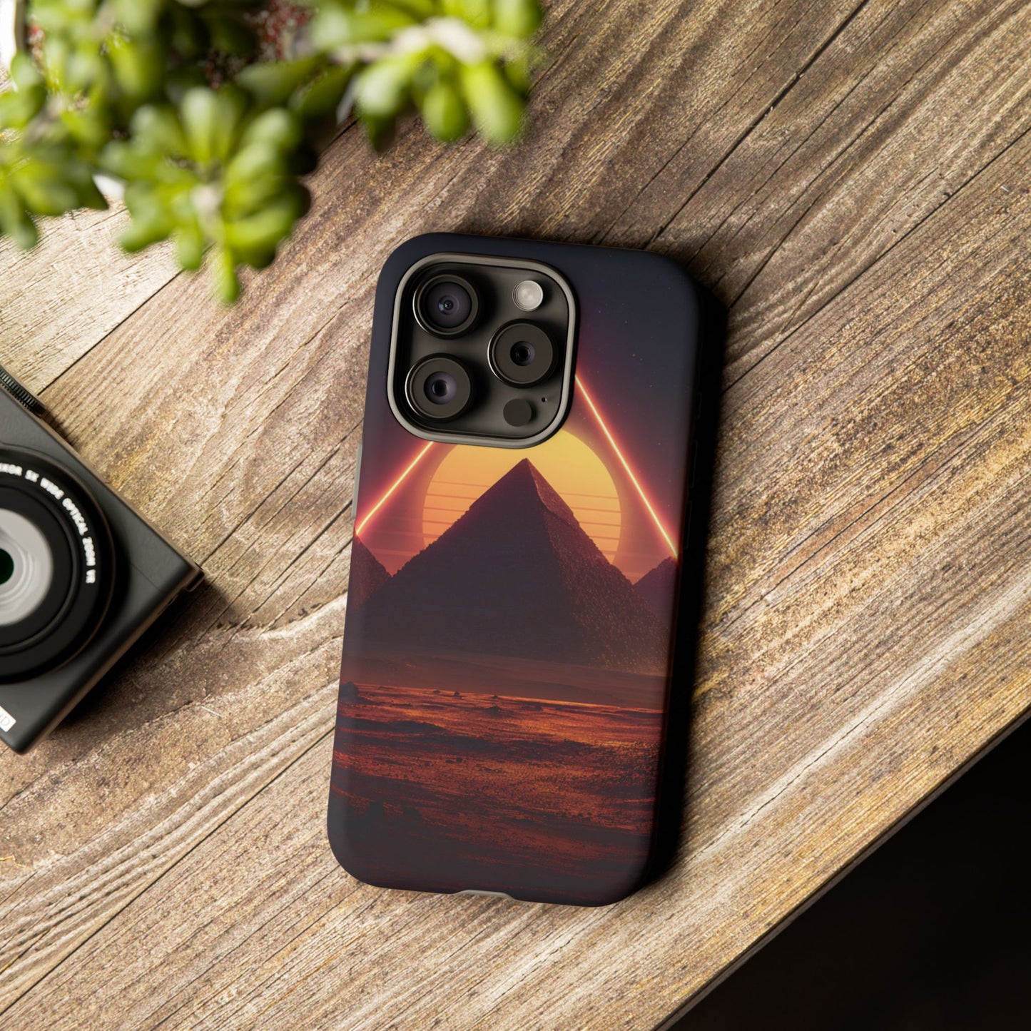 Retro Pyramid Sunset [TOUGH CASE]