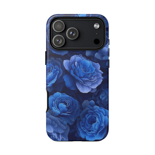 Floral Blue Roses [TOUGH CASE]