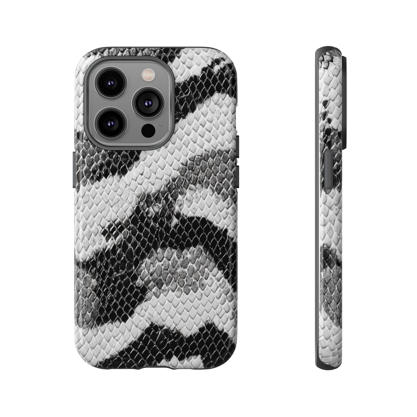 Black & White Snakeskin [TOUGH CASE]