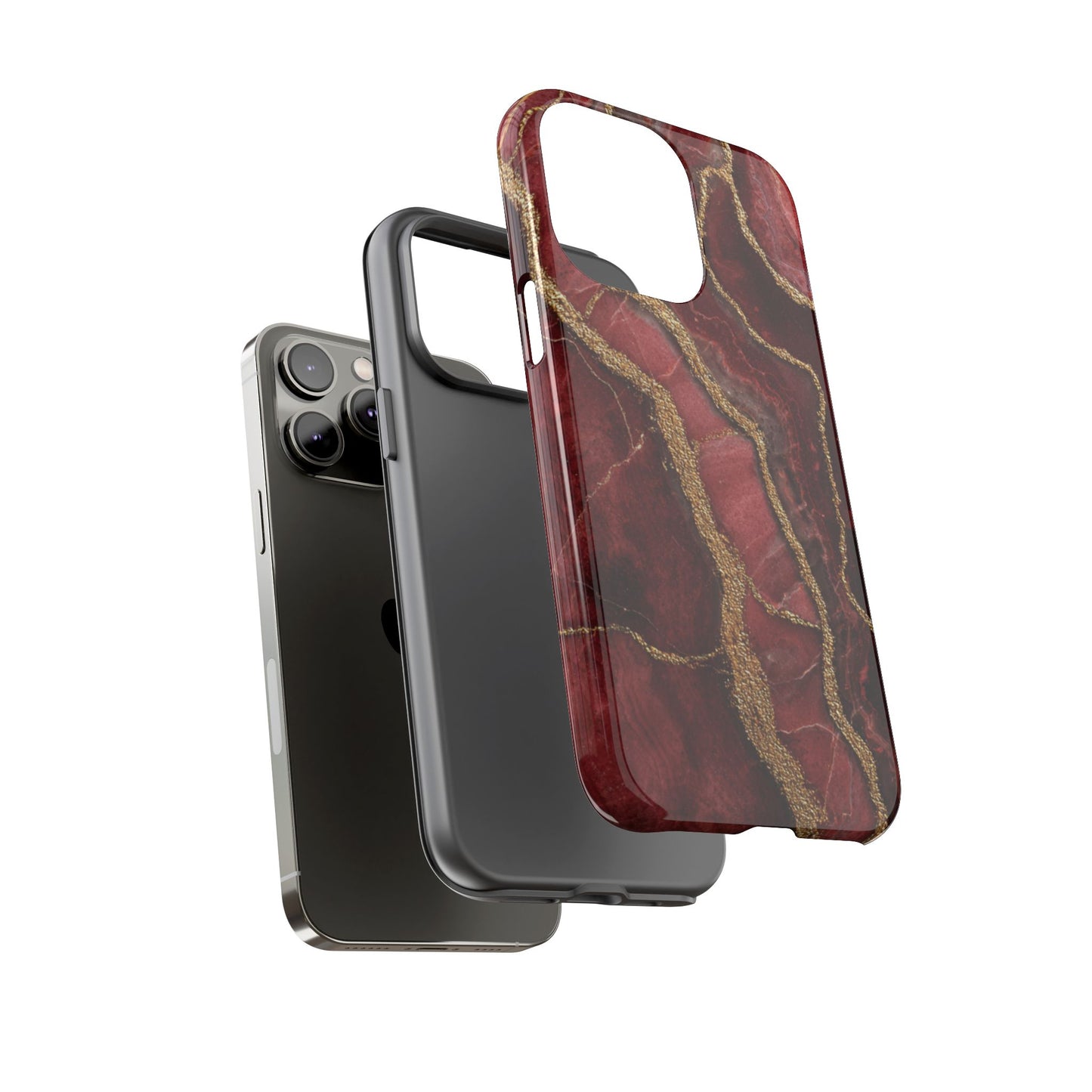 Red & Gold Marble [TOUGH CASE]
