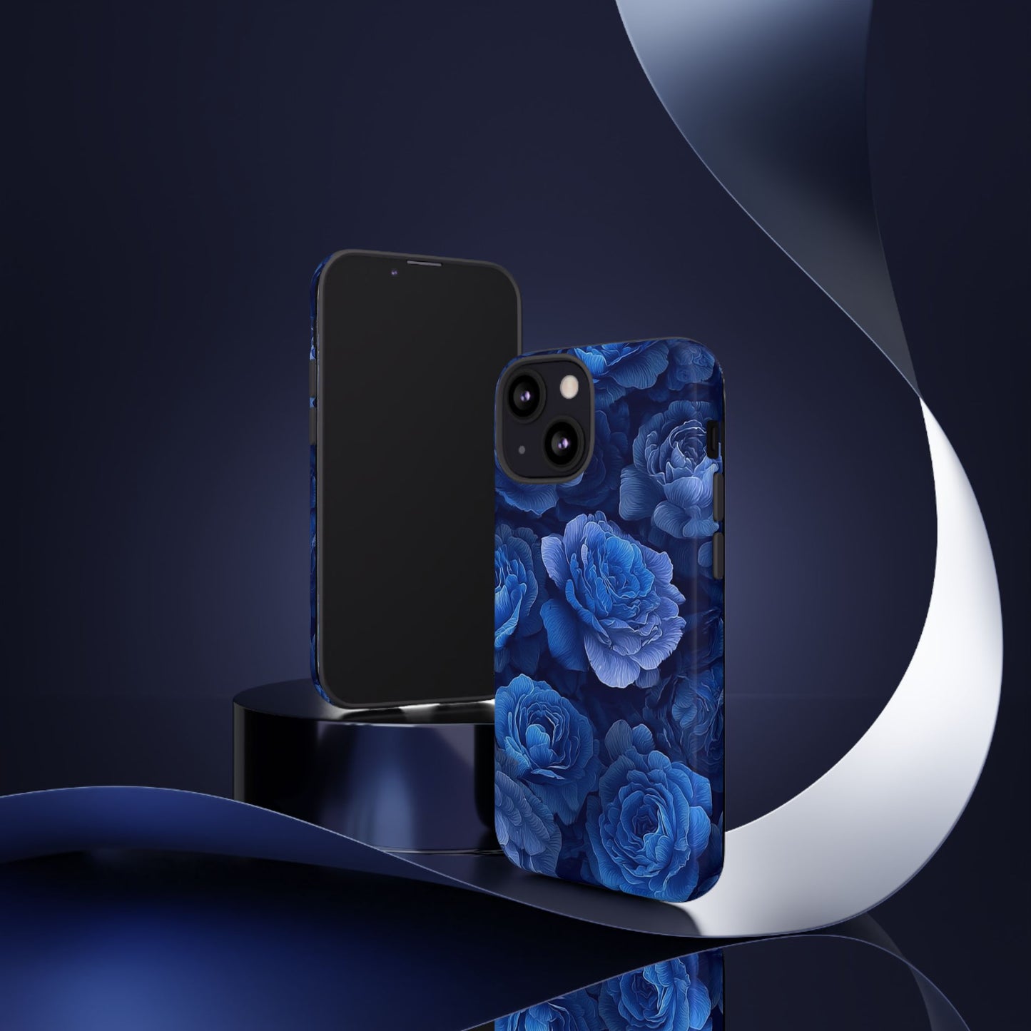 Floral Blue Roses [TOUGH CASE]