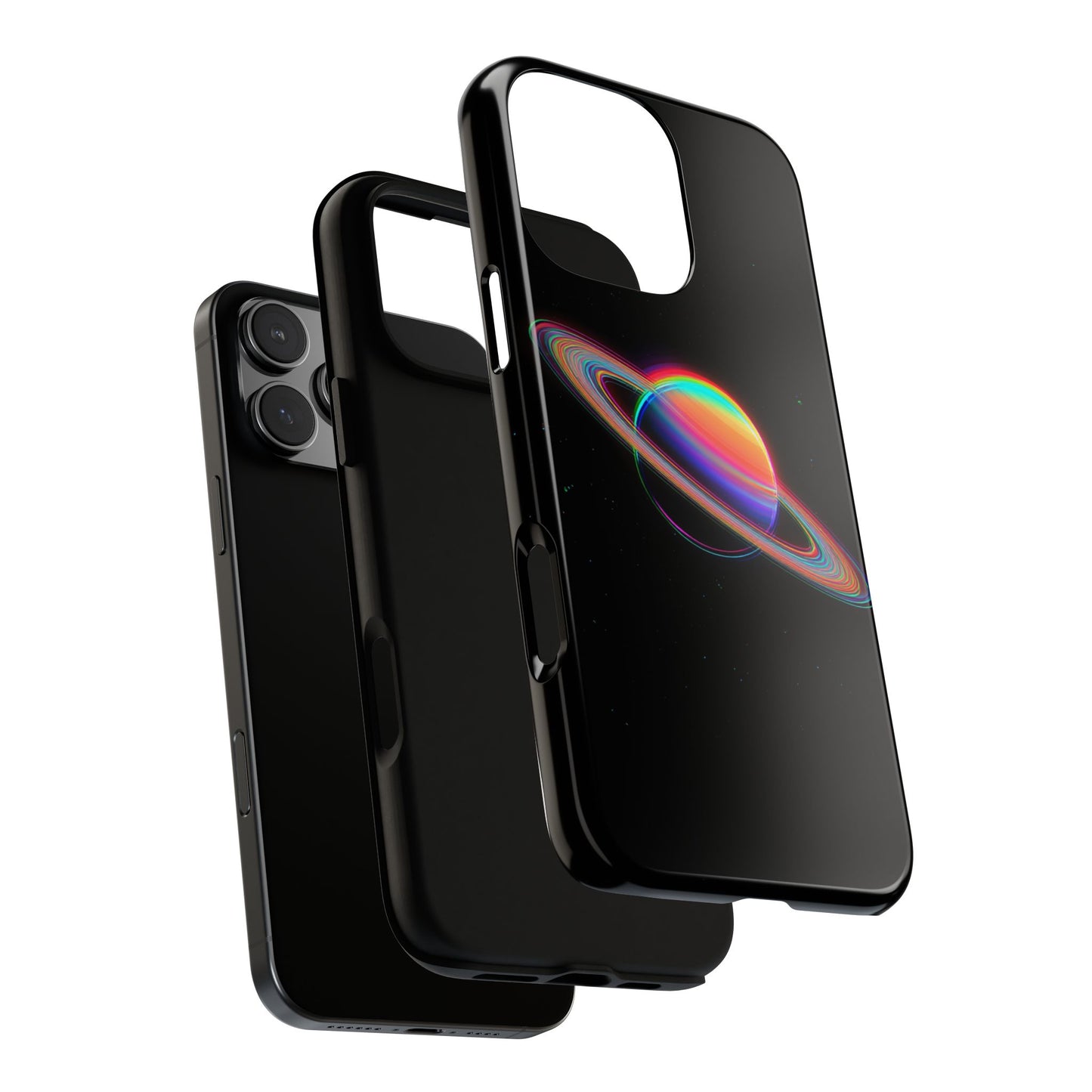 Glitched Saturn – (iPhone X - iPhone 17 Pro Max) [TOUGH CASE]