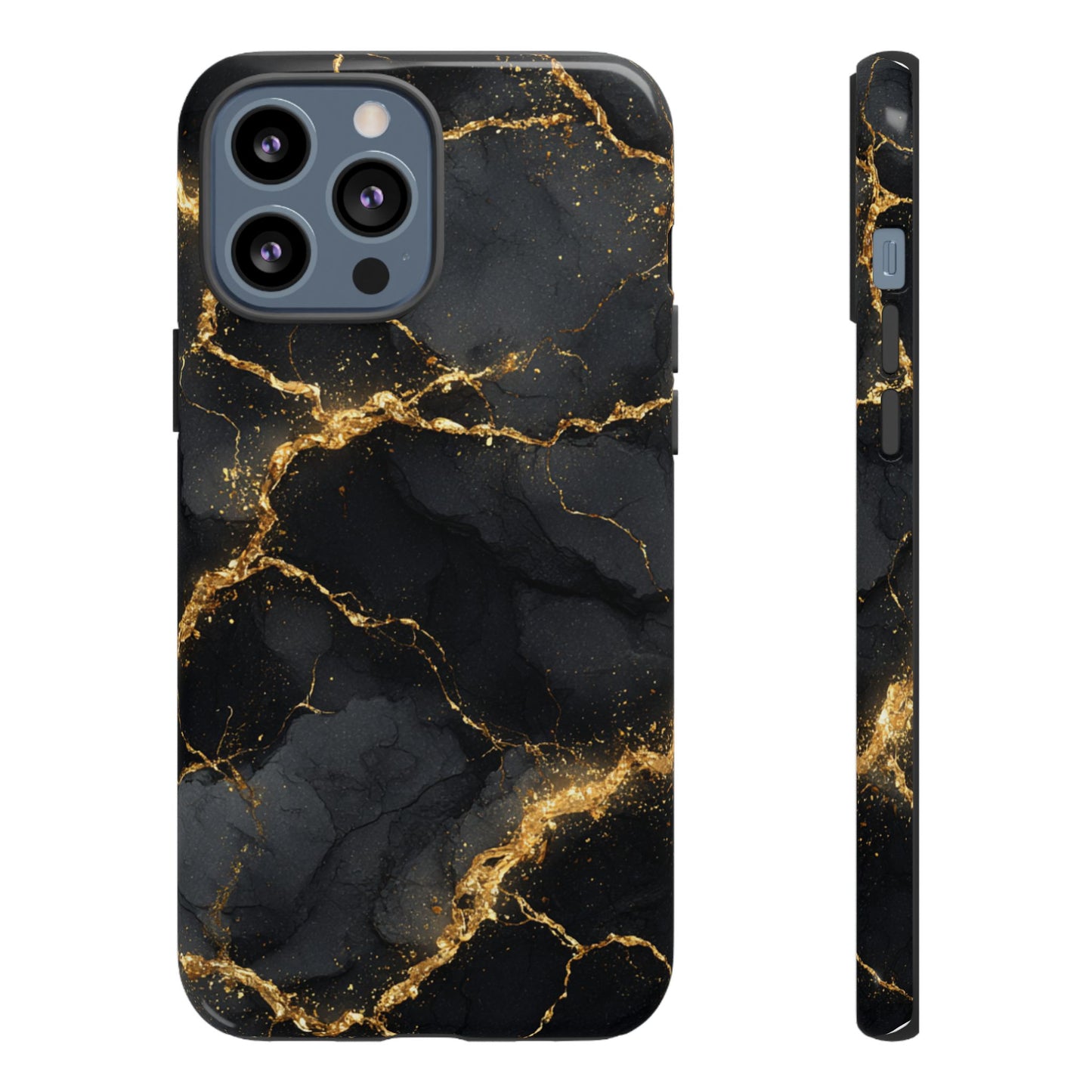 Black & Gold Marble [TOUGH CASE]