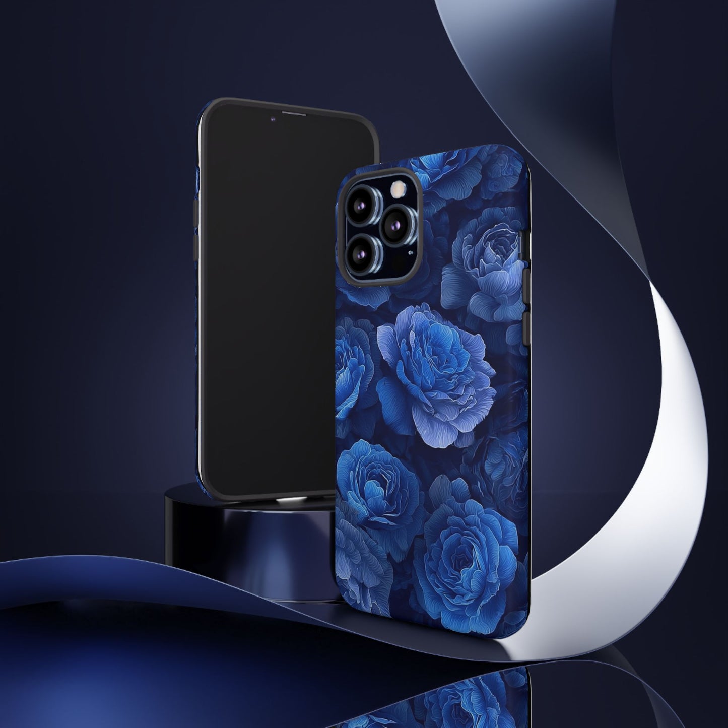 Floral Blue Roses [TOUGH CASE]