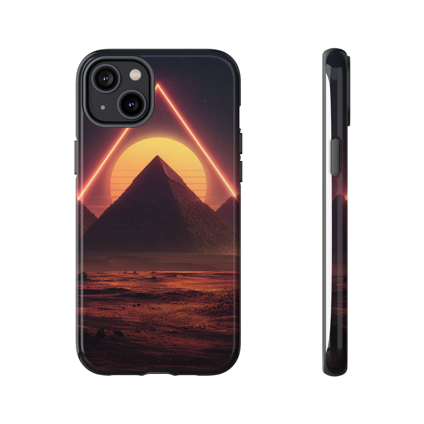 Retro Pyramid Sunset [TOUGH CASE]