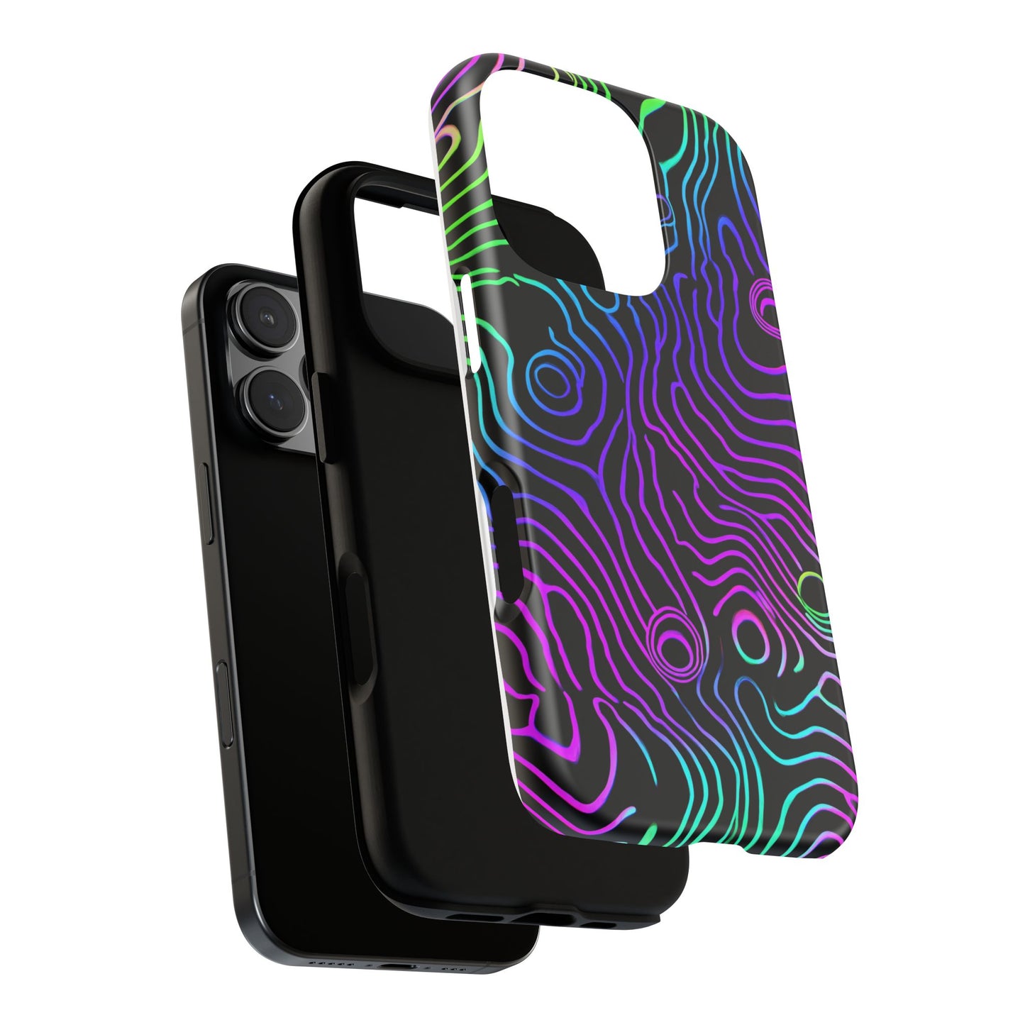 Topographic (iPhone X - iPhone 17 Pro Max) [TOUGH CASE]