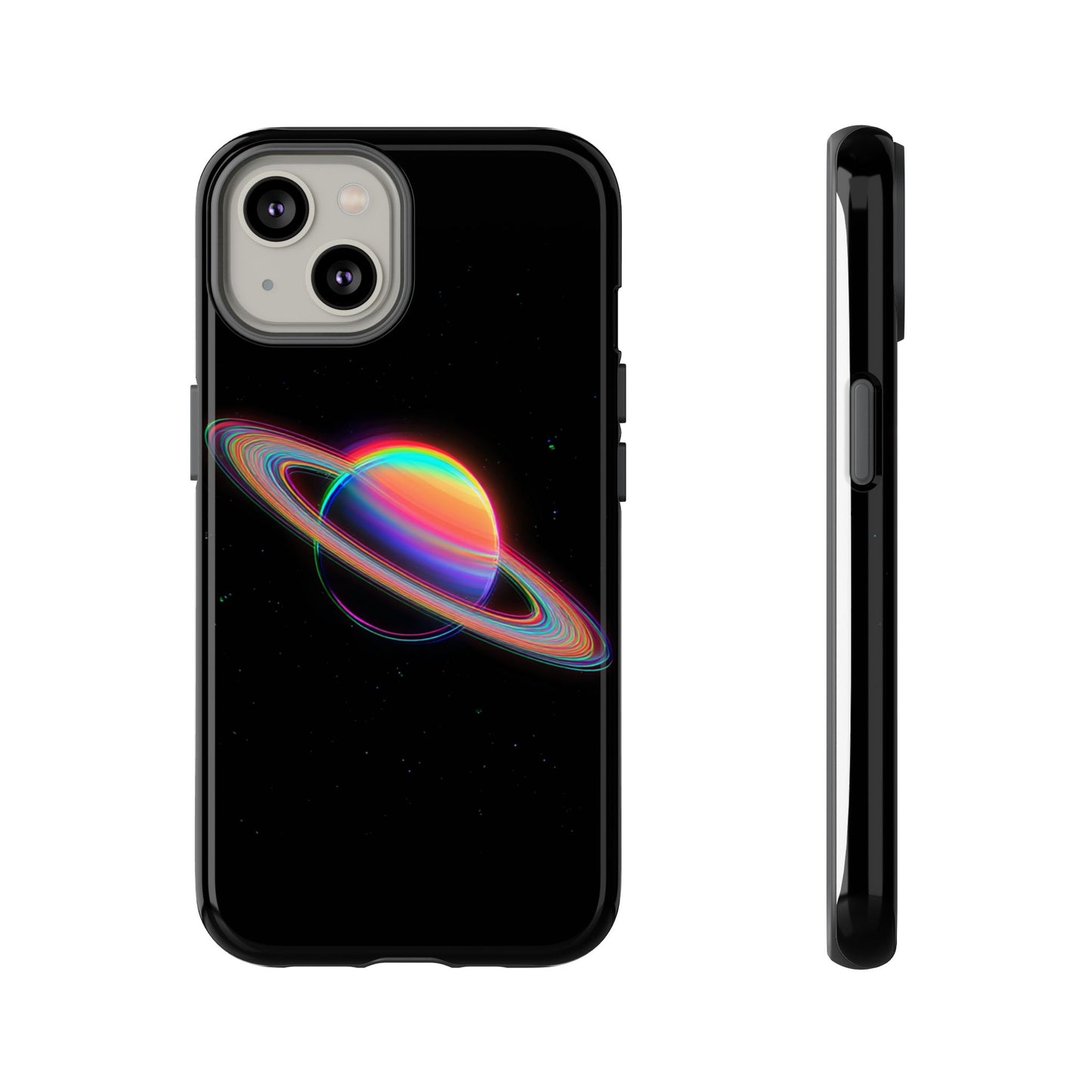 Glitched Saturn – (iPhone X - iPhone 17 Pro Max) [TOUGH CASE]