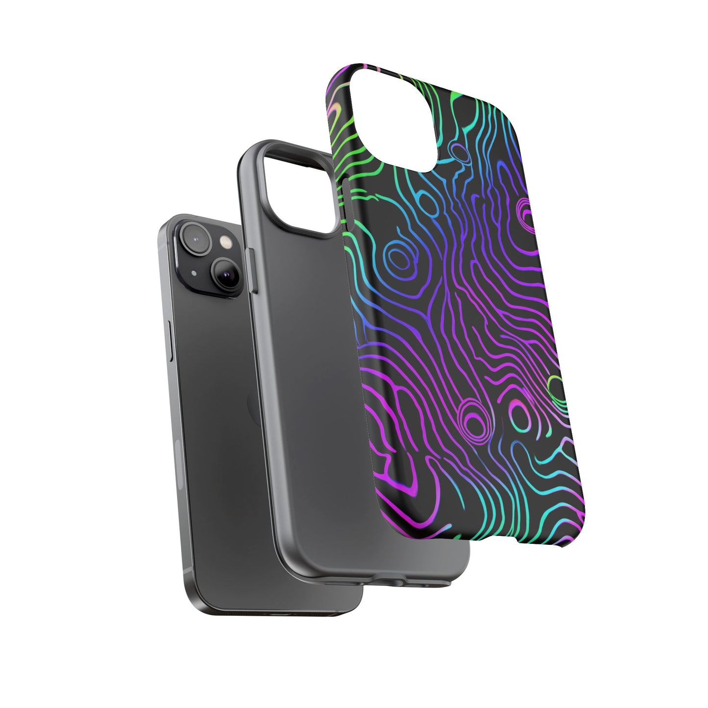 Topographic (iPhone X - iPhone 17 Pro Max) [TOUGH CASE]