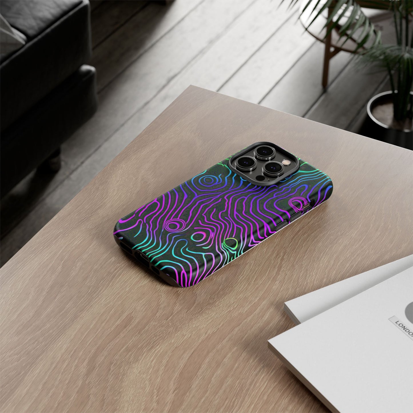 Topographic (iPhone X - iPhone 17 Pro Max) [TOUGH CASE]