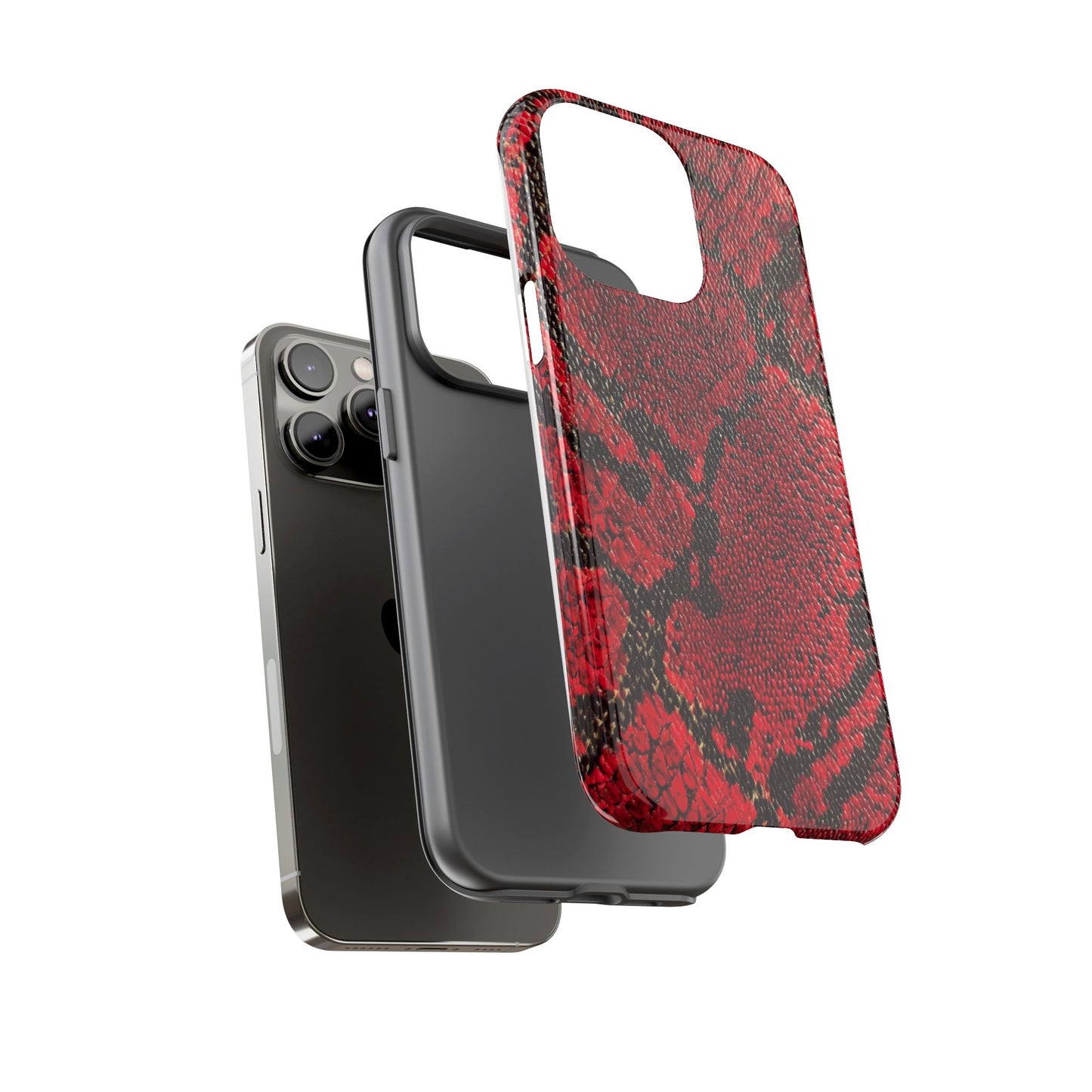 Red Snake Skin [TOUGH CASE]