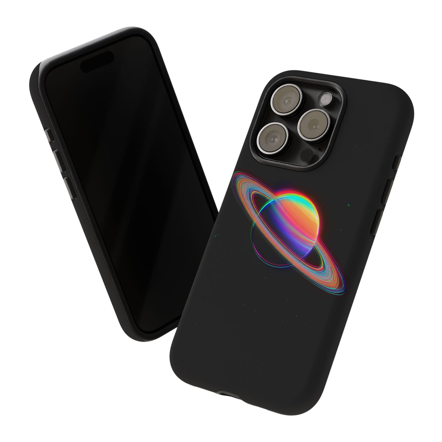 Glitched Saturn – (iPhone X - iPhone 17 Pro Max) [TOUGH CASE]