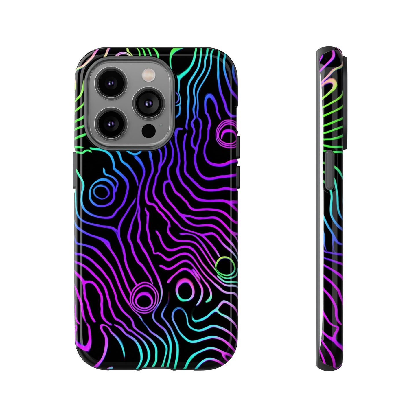 Topographic (iPhone X - iPhone 17 Pro Max) [TOUGH CASE]