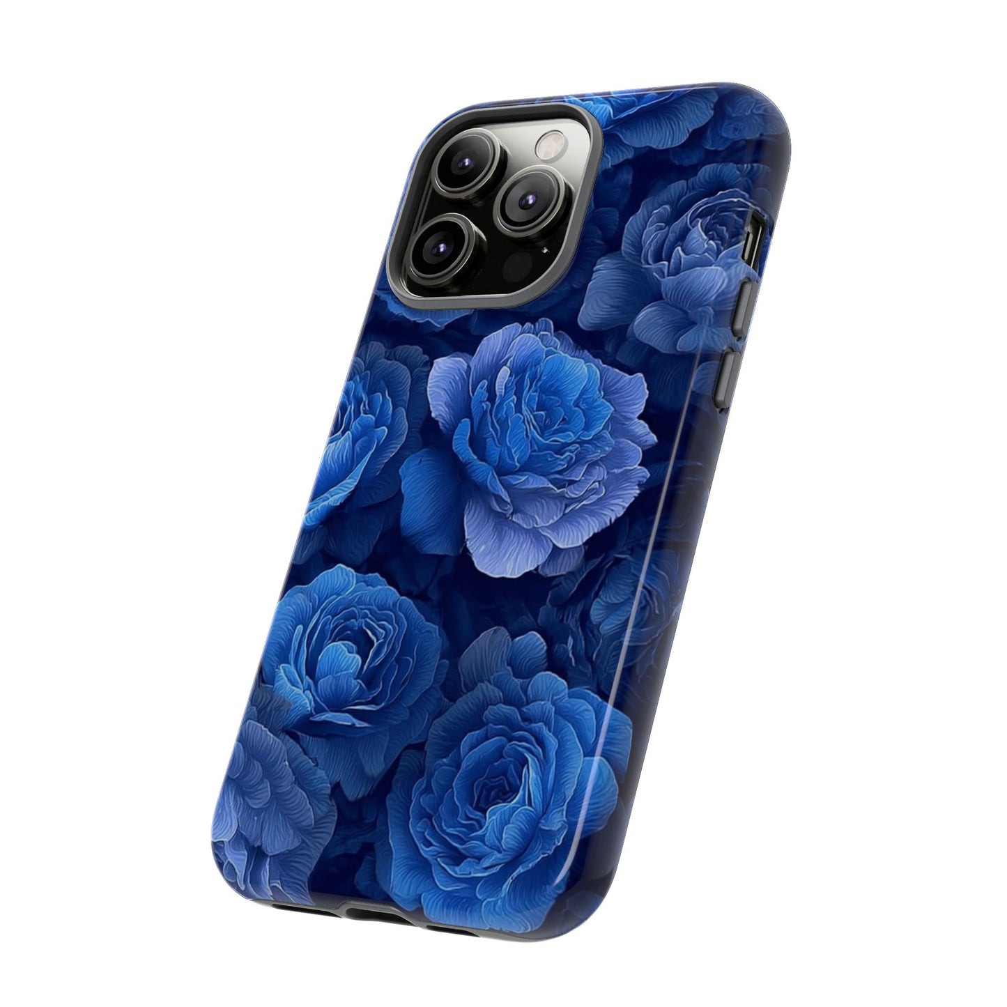 Floral Blue Roses [TOUGH CASE]