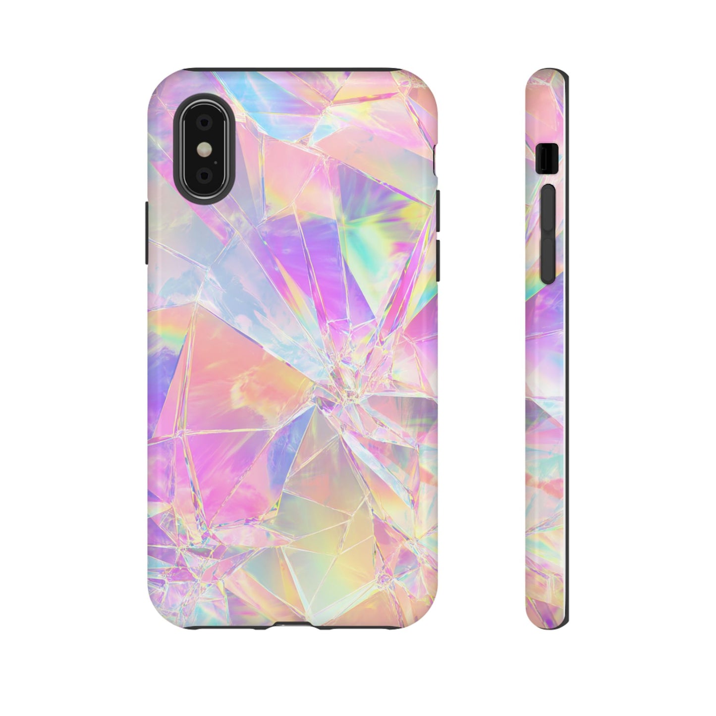 Iridescent Shards Phone Case (iPhone X - iPhone 17 Pro Max) [TOUGH CASE]