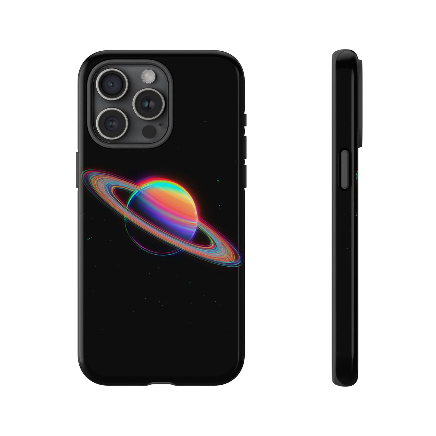 Glitched Saturn – (iPhone X - iPhone 17 Pro Max) [TOUGH CASE]