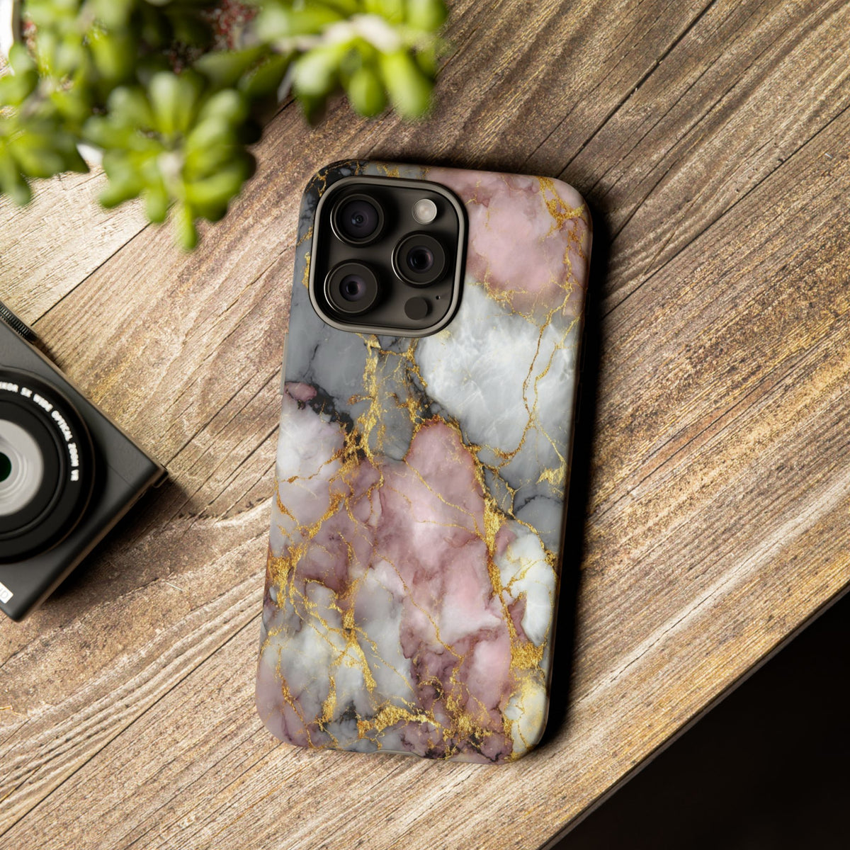 Rose & White Marble