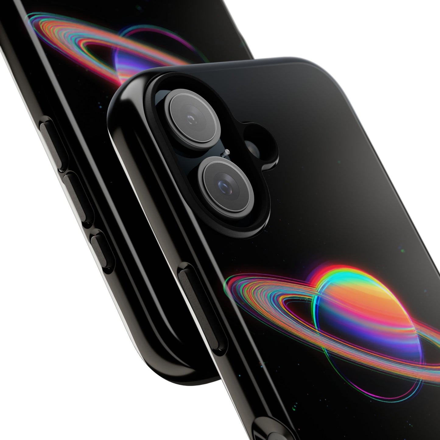 Glitched Saturn – (iPhone X - iPhone 17 Pro Max) [TOUGH CASE]