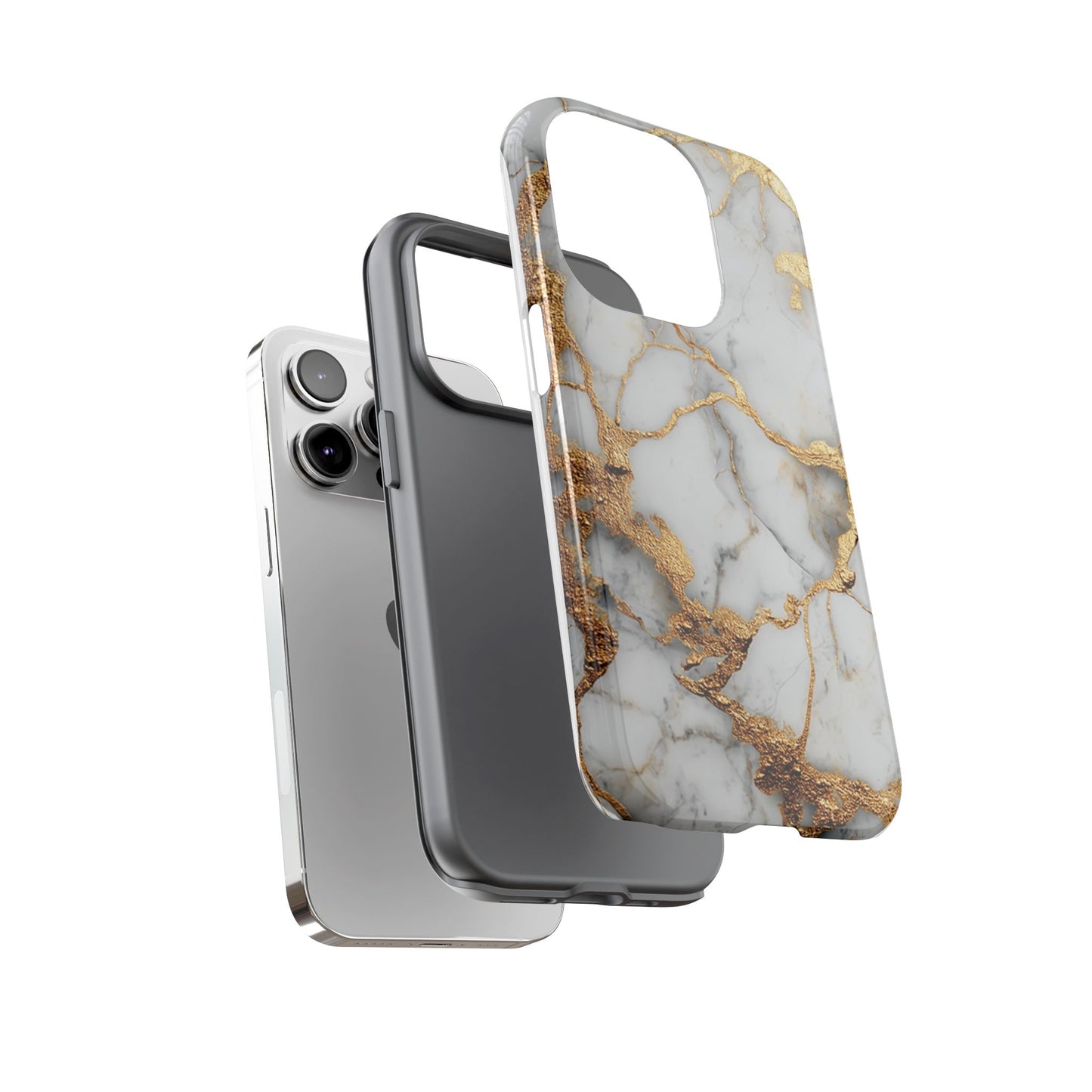 White & Gold Marble [TOUGH CASE]