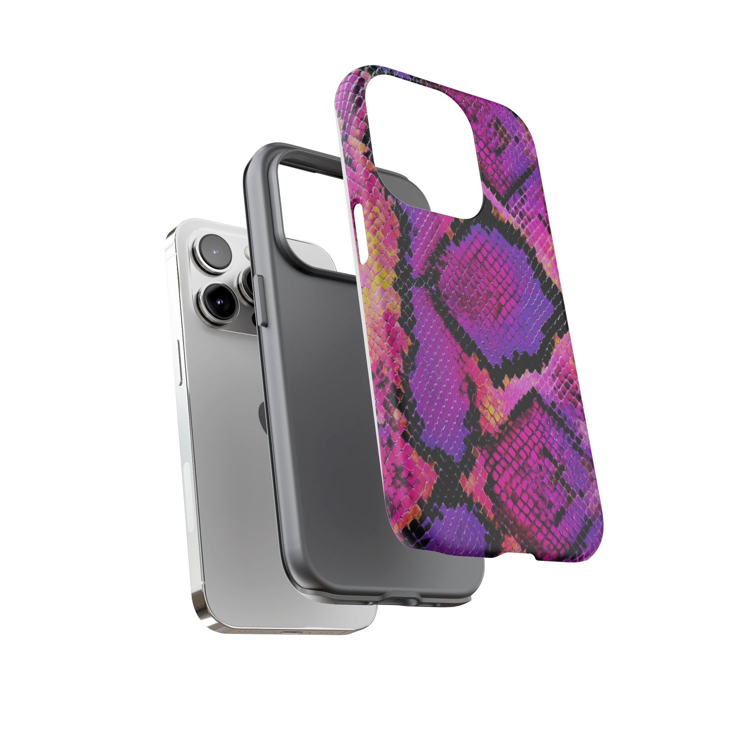 Purple Pink Snake Skin [TOUGH CASE]