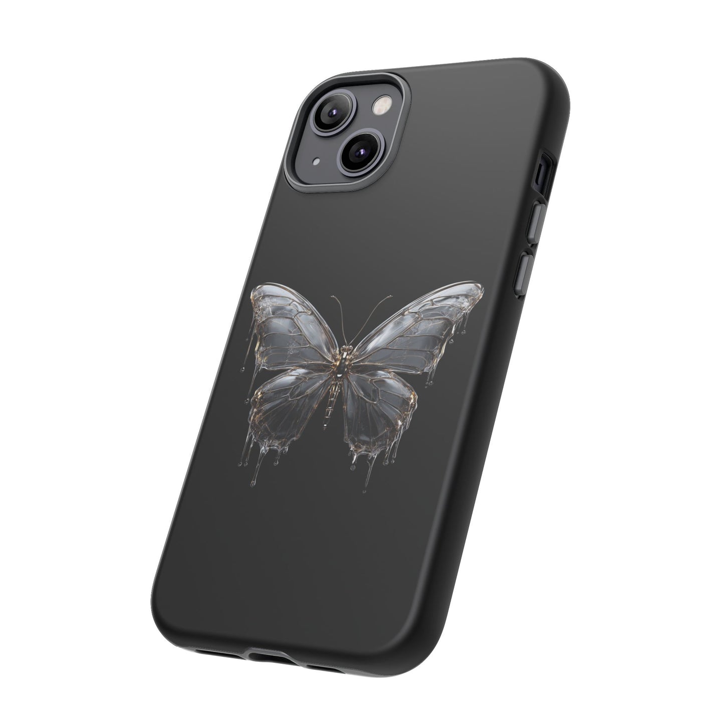Metallic Butterfly (iPhone X - iPhone 17 Pro Max) [TOUGH CASE]