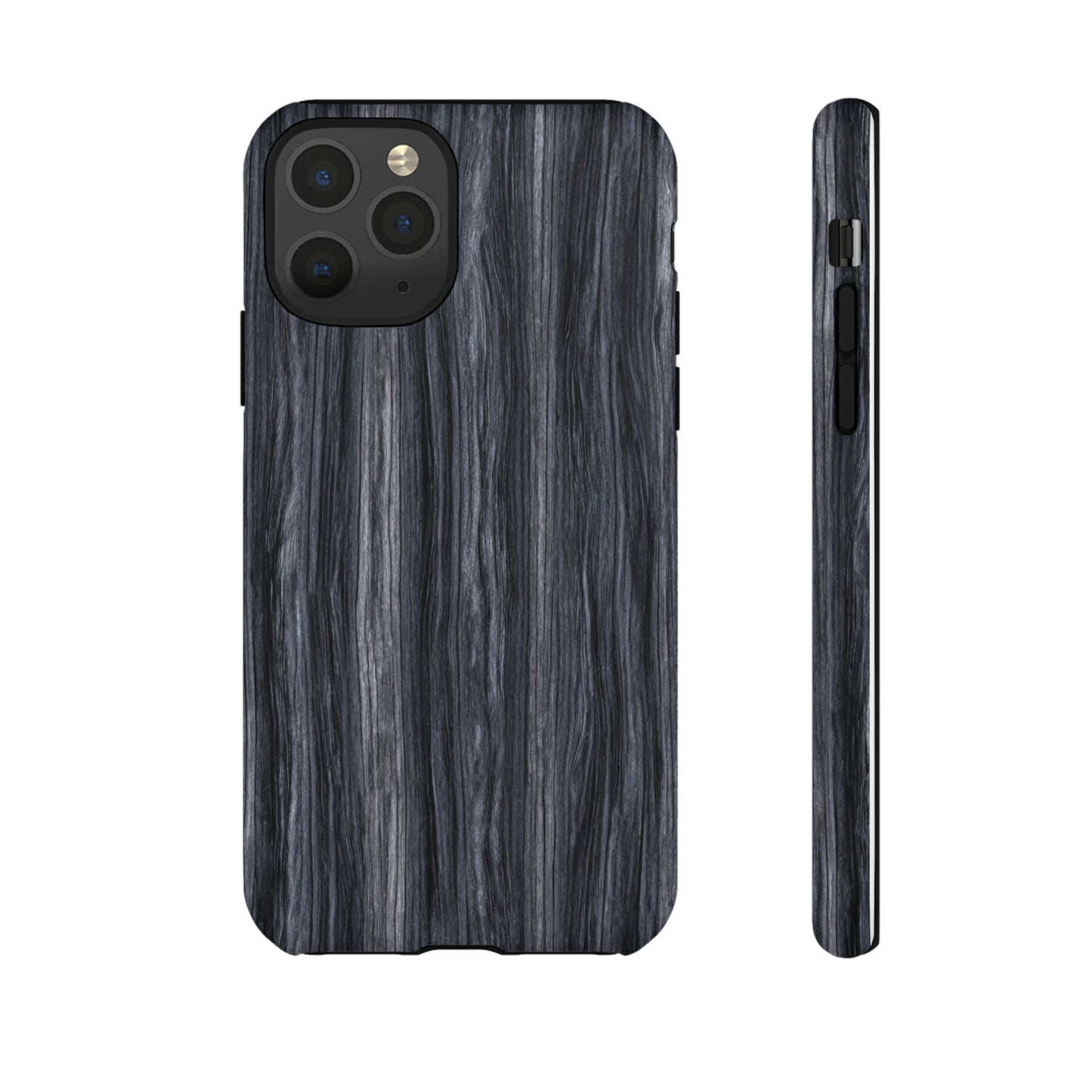 Black Wood (iPhone X - iPhone 17 Pro Max) [TOUGH CASE]