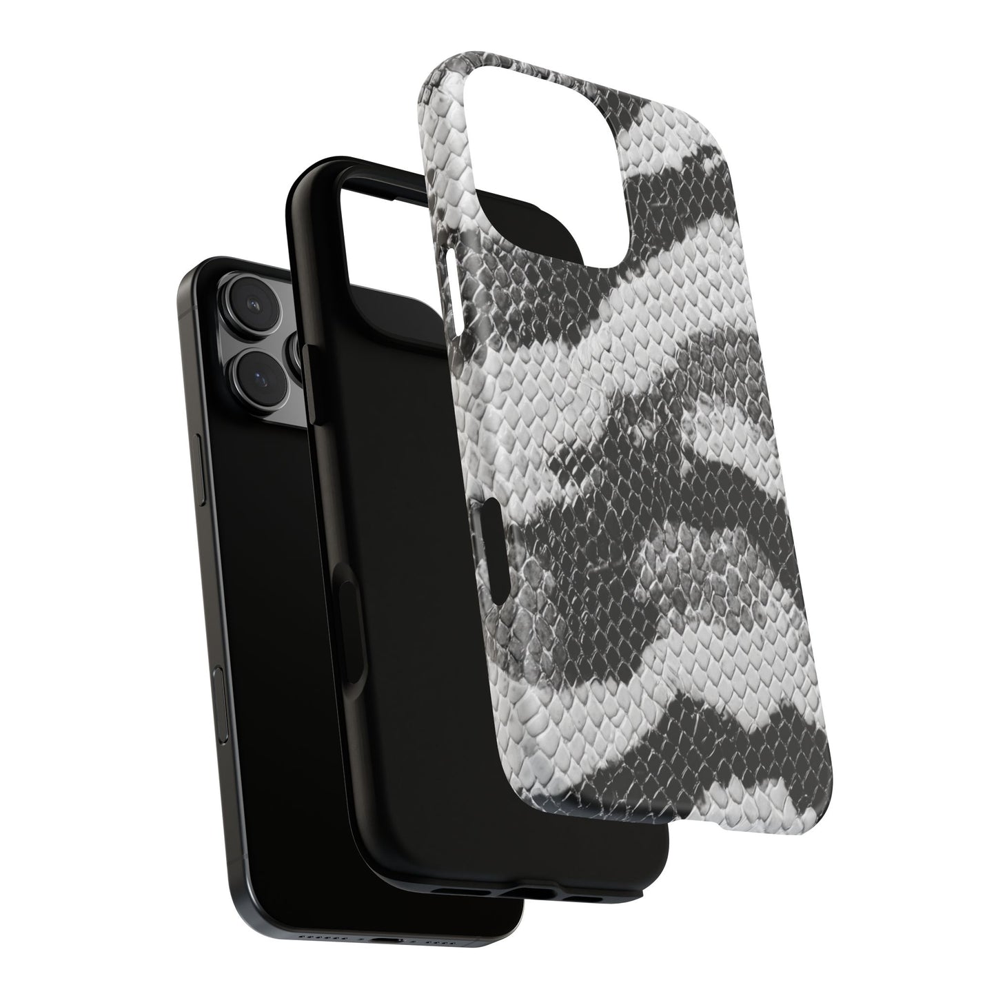 Black & White Snakeskin [TOUGH CASE]