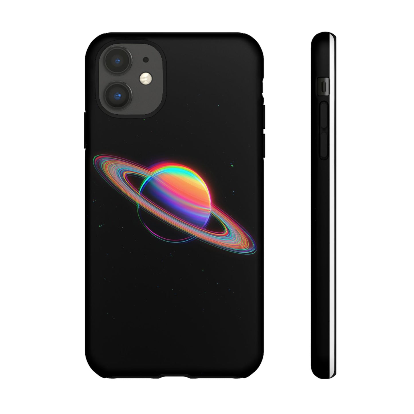 Glitched Saturn – (iPhone X - iPhone 17 Pro Max) [TOUGH CASE]