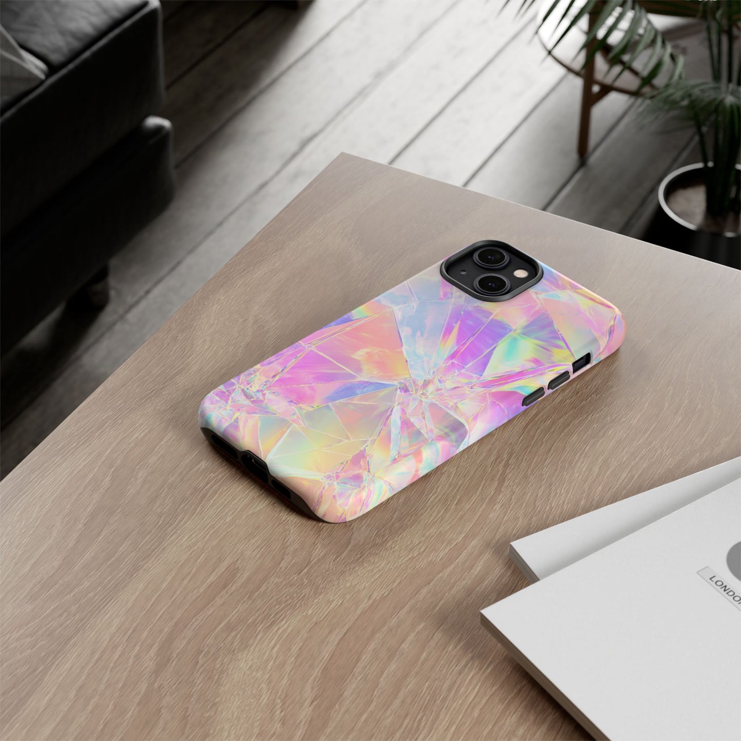 Iridescent Shards Phone Case (iPhone X - iPhone 17 Pro Max) [TOUGH CASE]