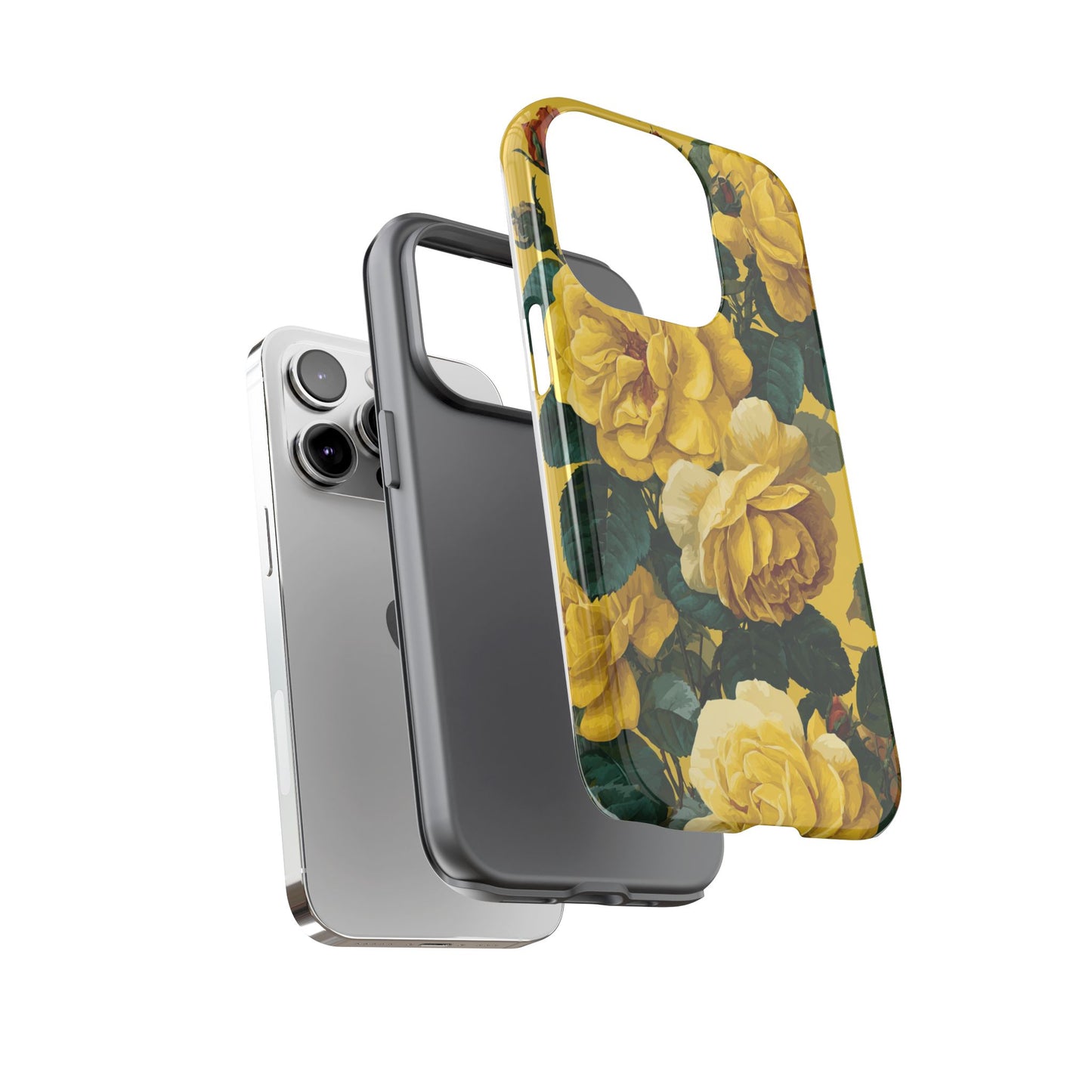 Floral Yellow Roses [TOUGH CASE]