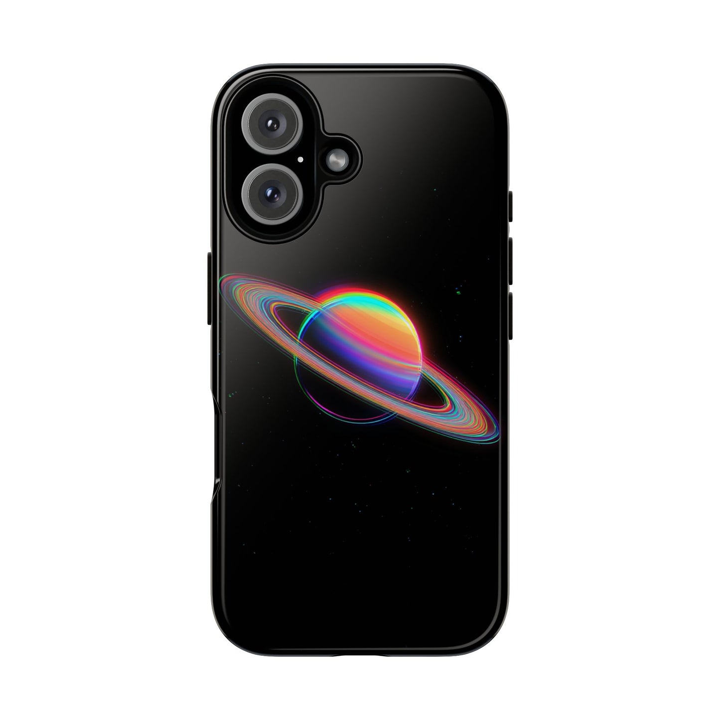 Glitched Saturn – (iPhone X - iPhone 17 Pro Max) [TOUGH CASE]