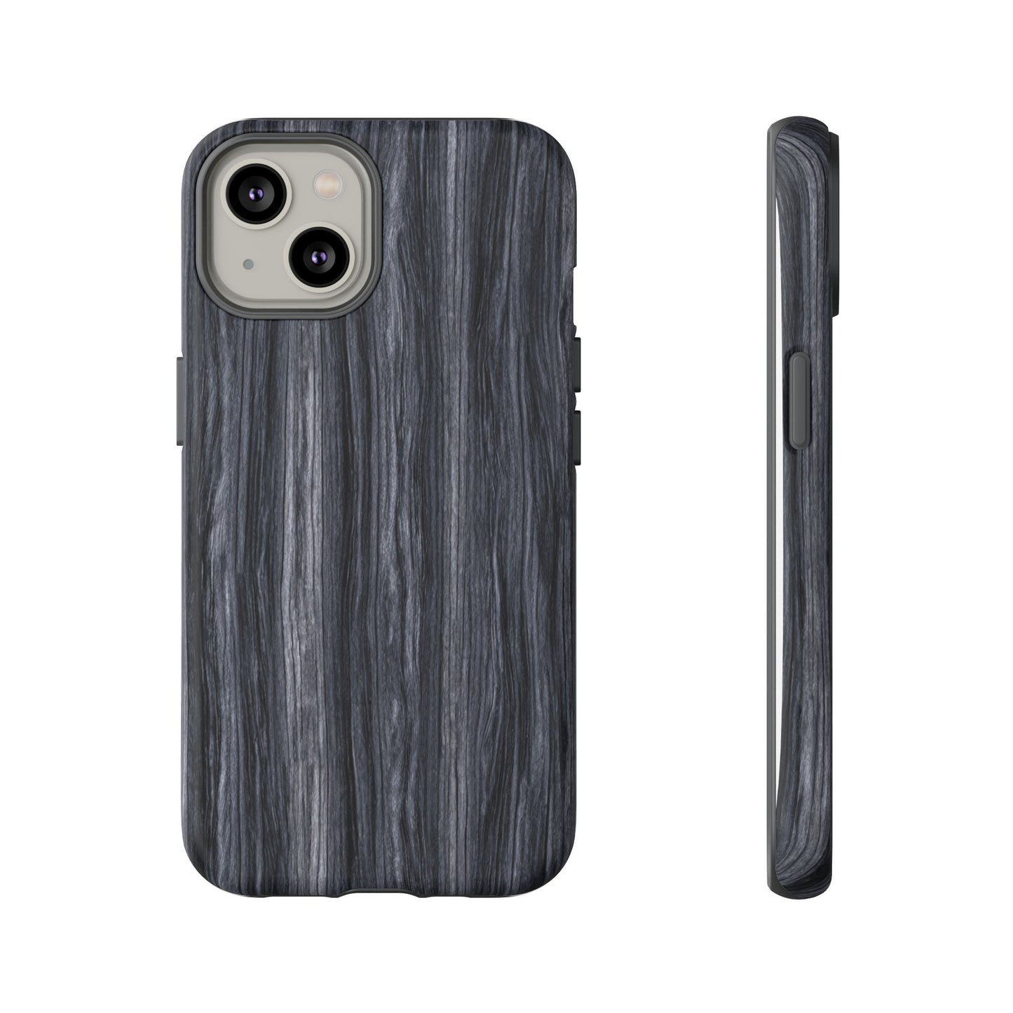Black Wood (iPhone X - iPhone 17 Pro Max) [TOUGH CASE]