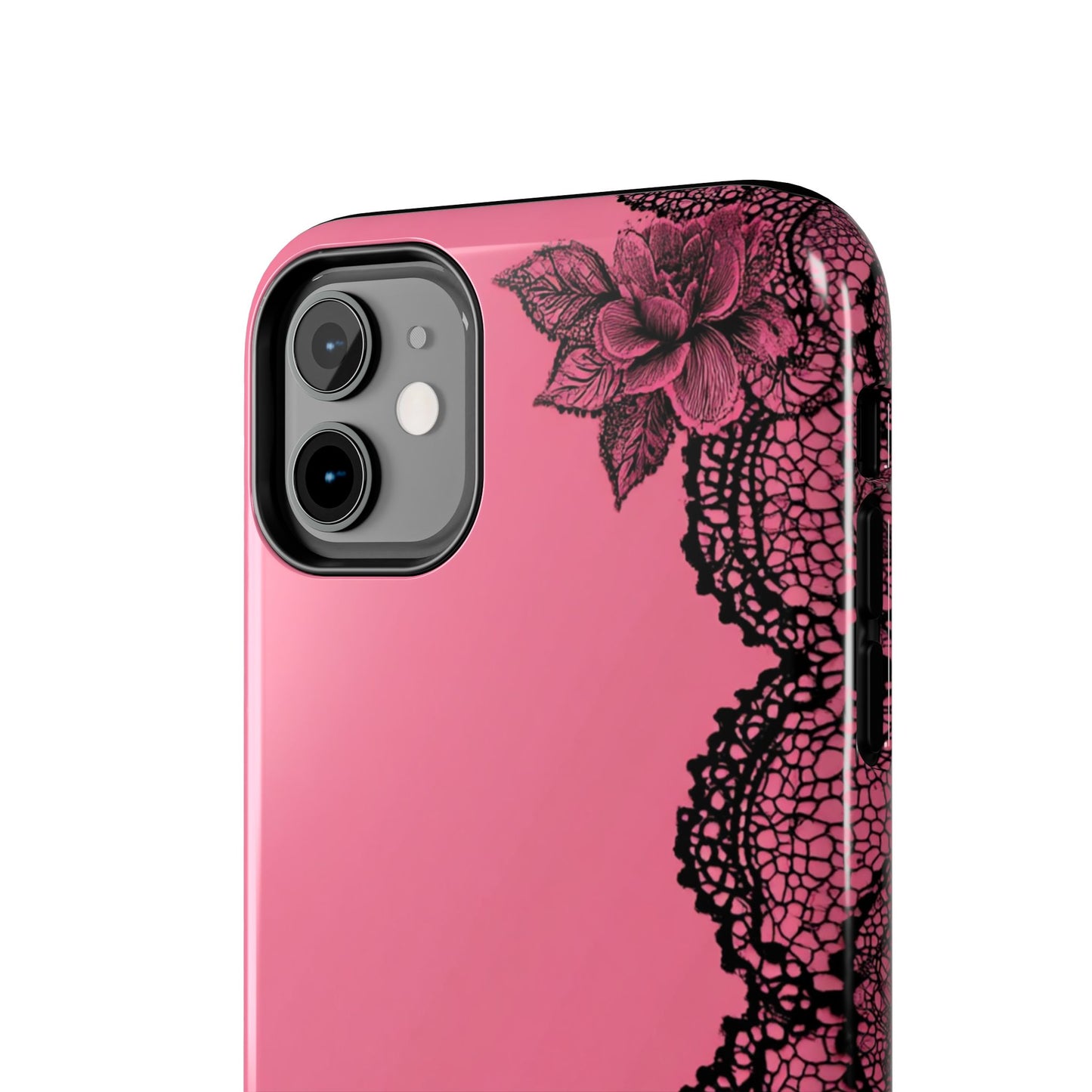 Pink Floral Lace