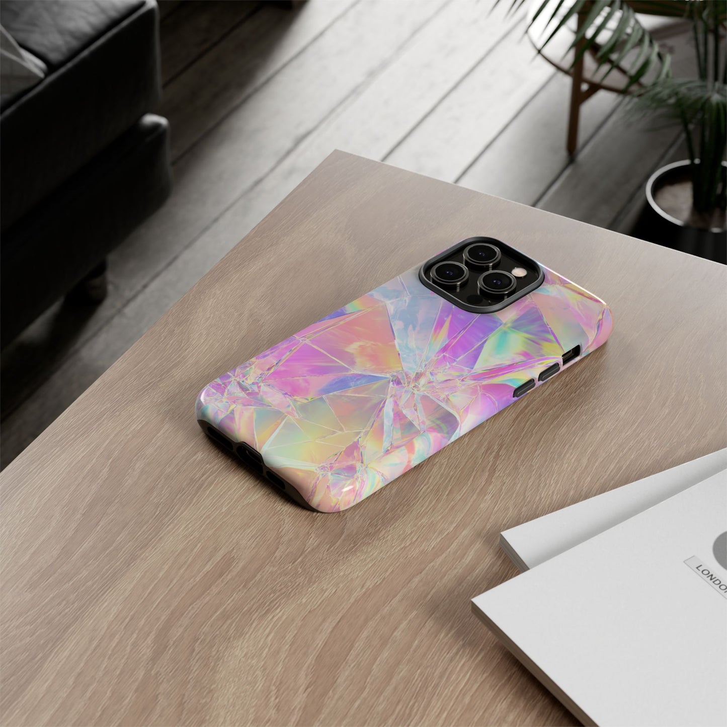 Iridescent Shards Phone Case (iPhone X - iPhone 17 Pro Max) [TOUGH CASE]