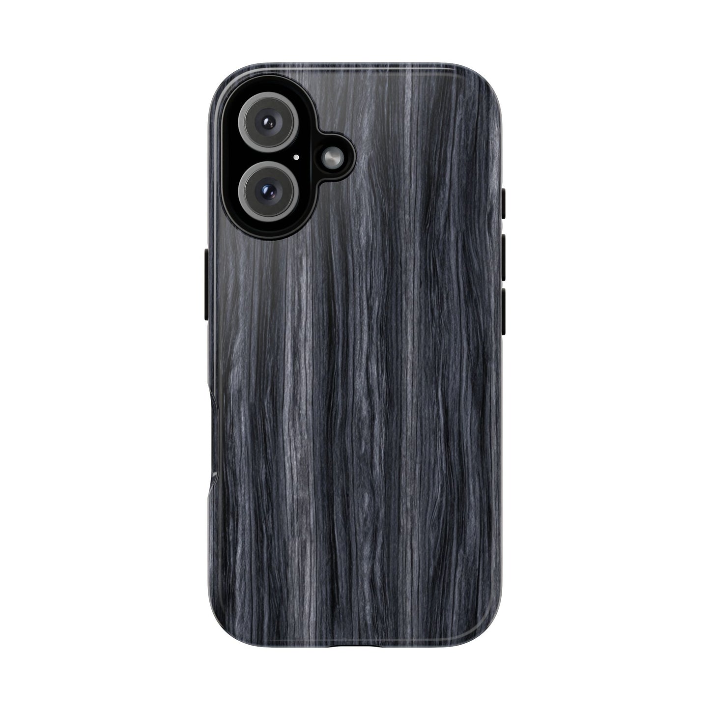 Black Wood (iPhone X - iPhone 17 Pro Max) [TOUGH CASE]