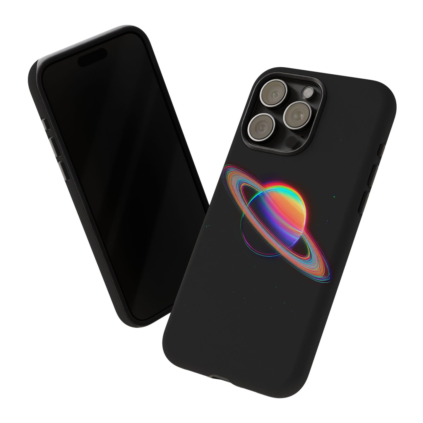 Glitched Saturn – (iPhone X - iPhone 17 Pro Max) [TOUGH CASE]