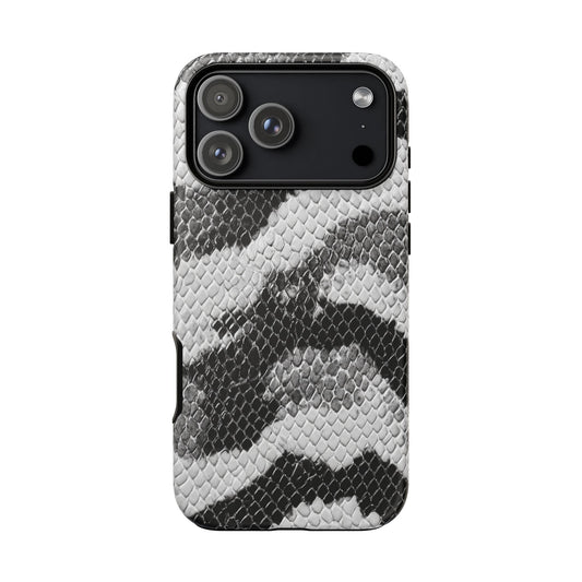 Black & White Snakeskin [TOUGH CASE]