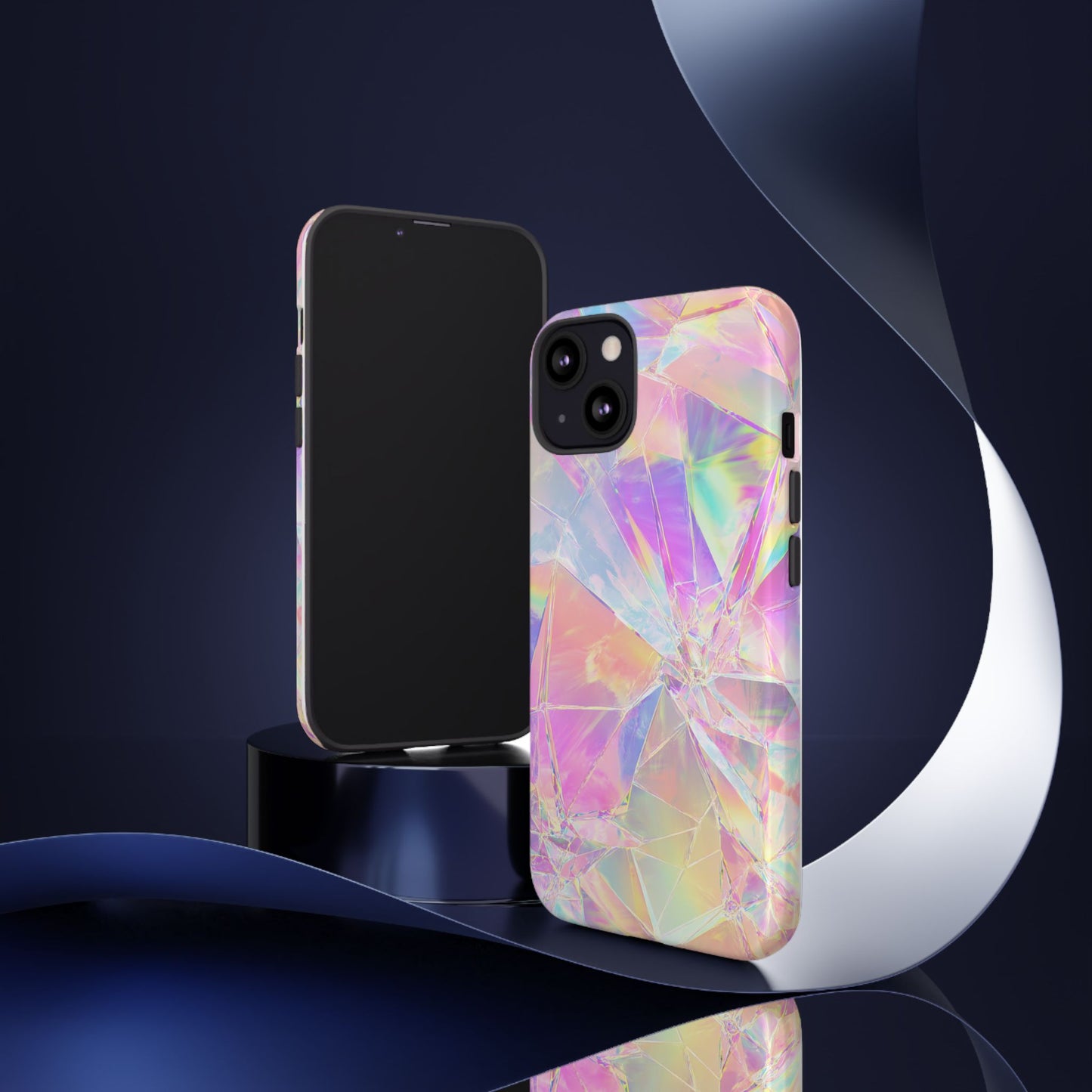 Iridescent Shards Phone Case (iPhone X - iPhone 17 Pro Max) [TOUGH CASE]