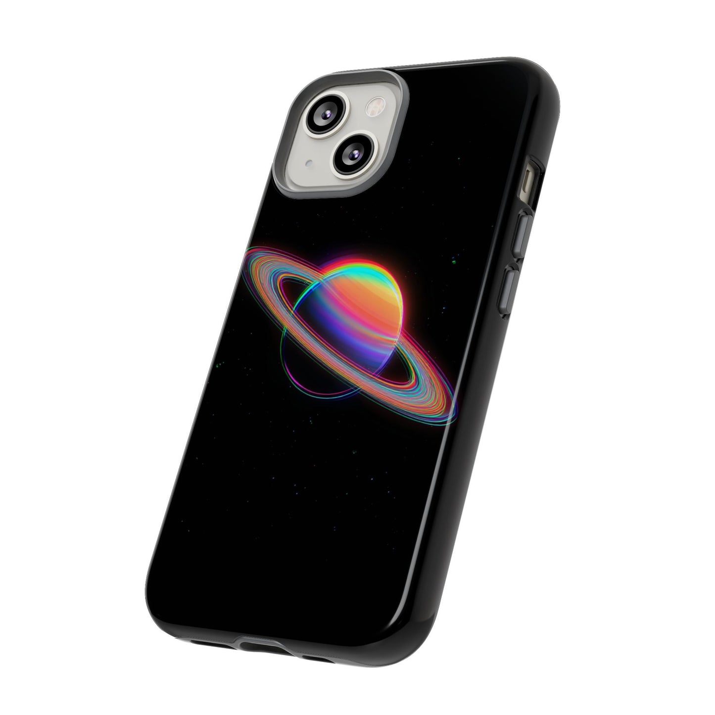 Glitched Saturn – (iPhone X - iPhone 17 Pro Max) [TOUGH CASE]