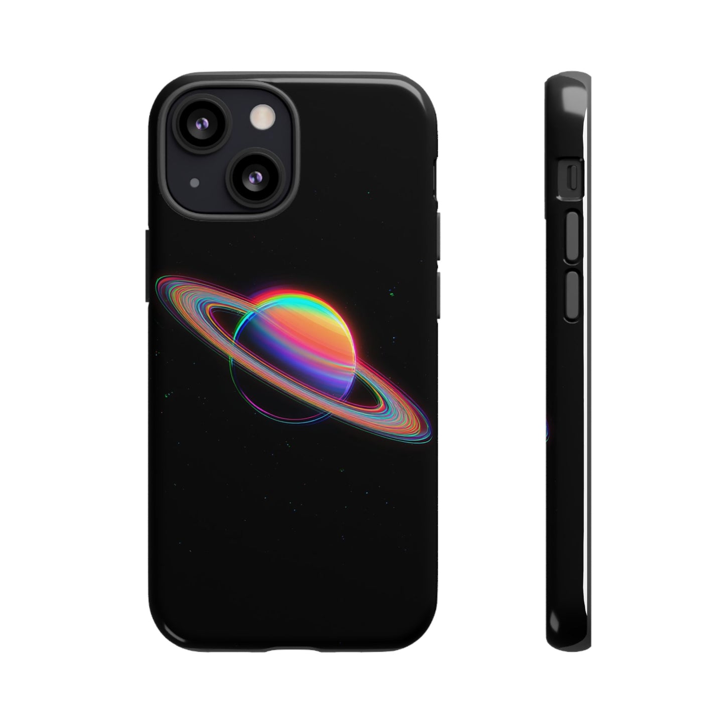 Glitched Saturn – (iPhone X - iPhone 17 Pro Max) [TOUGH CASE]