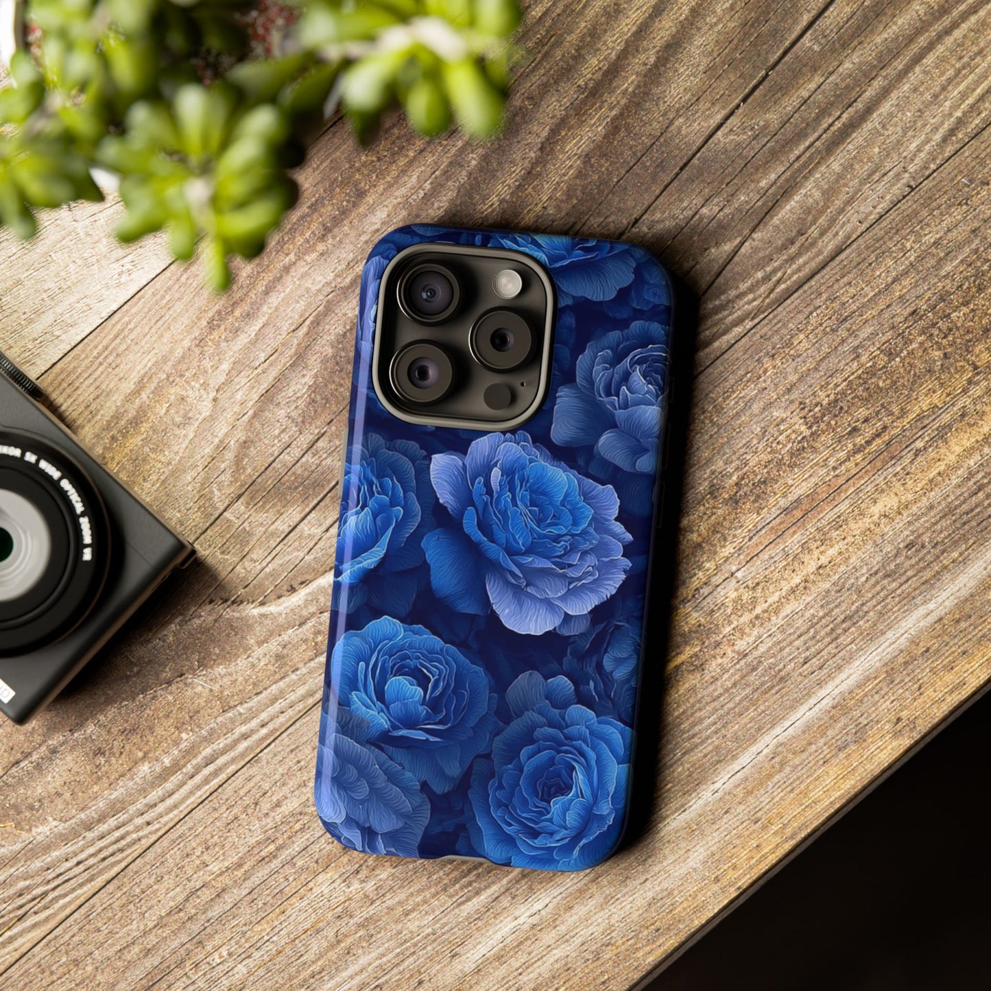 Floral Blue Roses [TOUGH CASE]