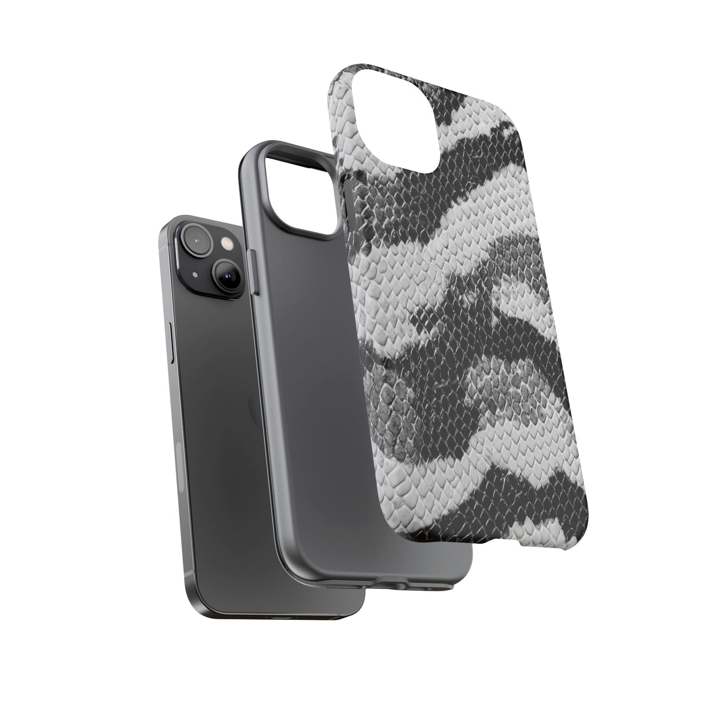 Black & White Snakeskin [TOUGH CASE]