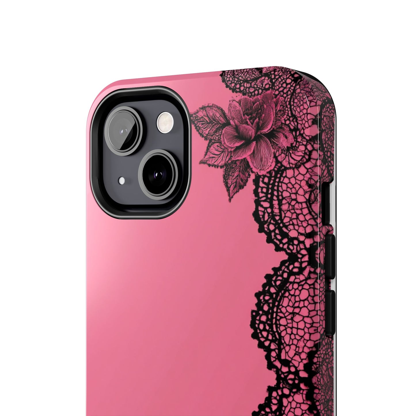 Pink Floral Lace