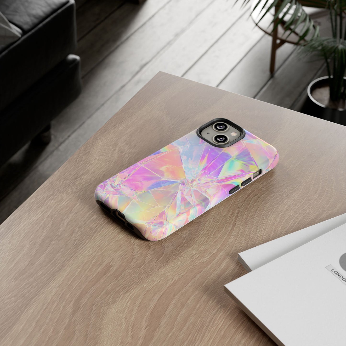 Iridescent Shards Phone Case (iPhone X - iPhone 17 Pro Max) [TOUGH CASE]
