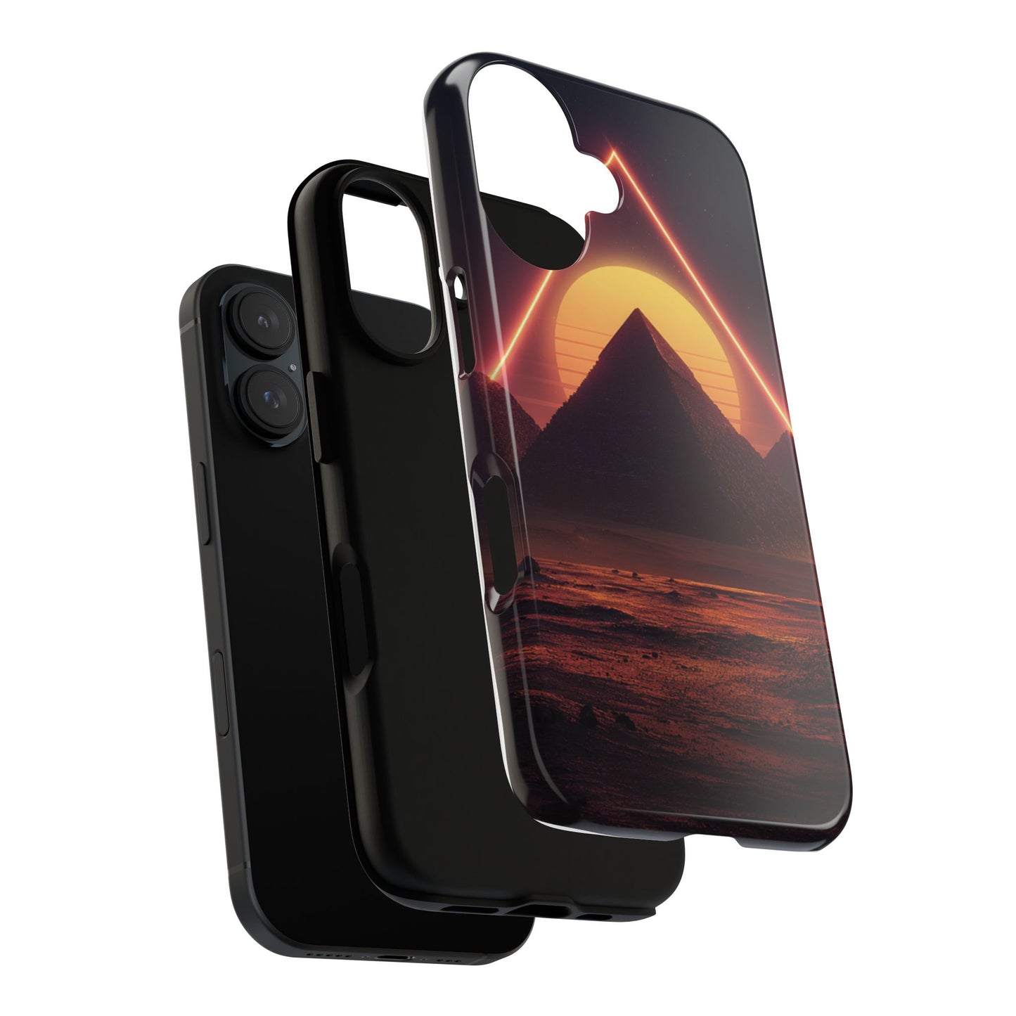 Retro Pyramid Sunset [TOUGH CASE]