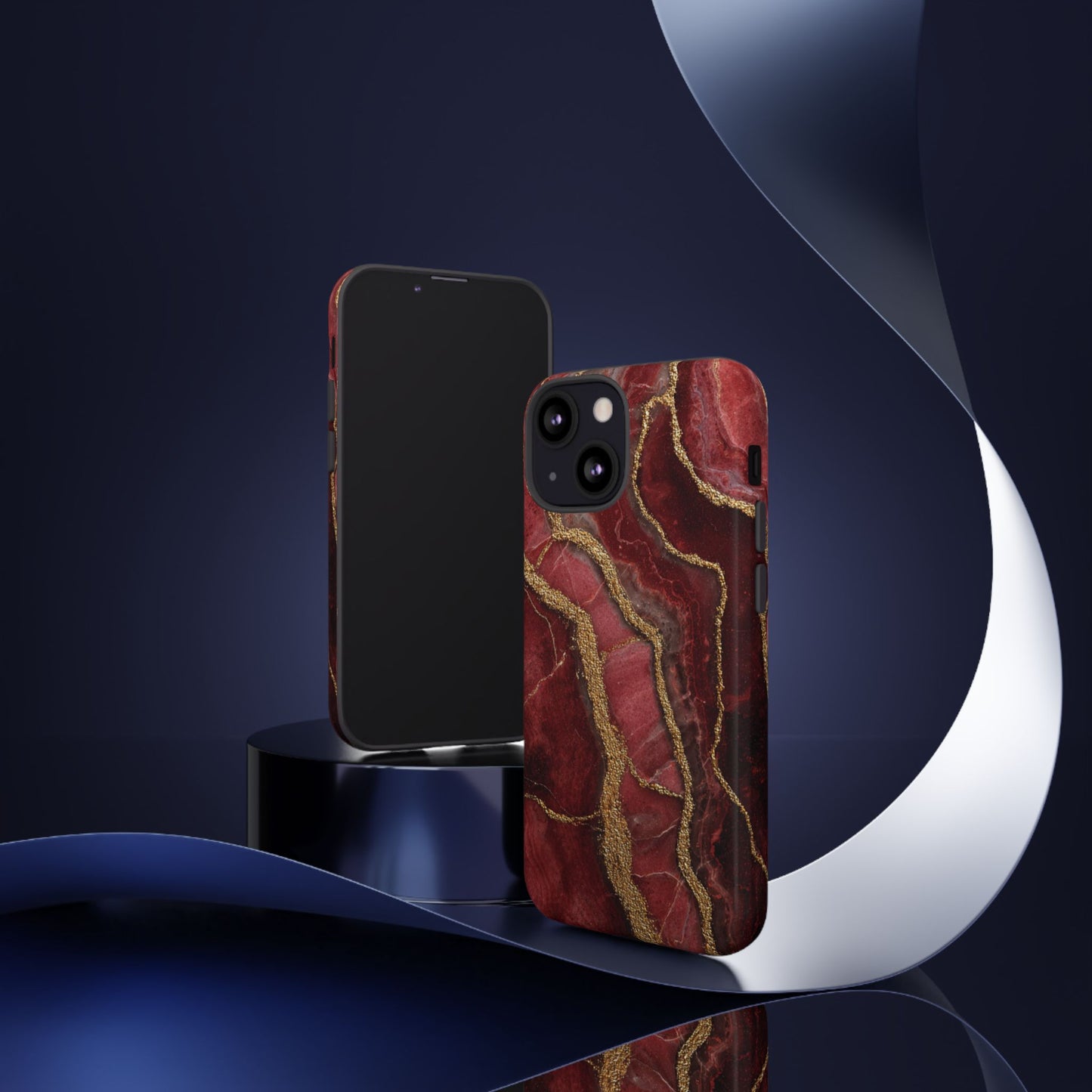 Red & Gold Marble [TOUGH CASE]