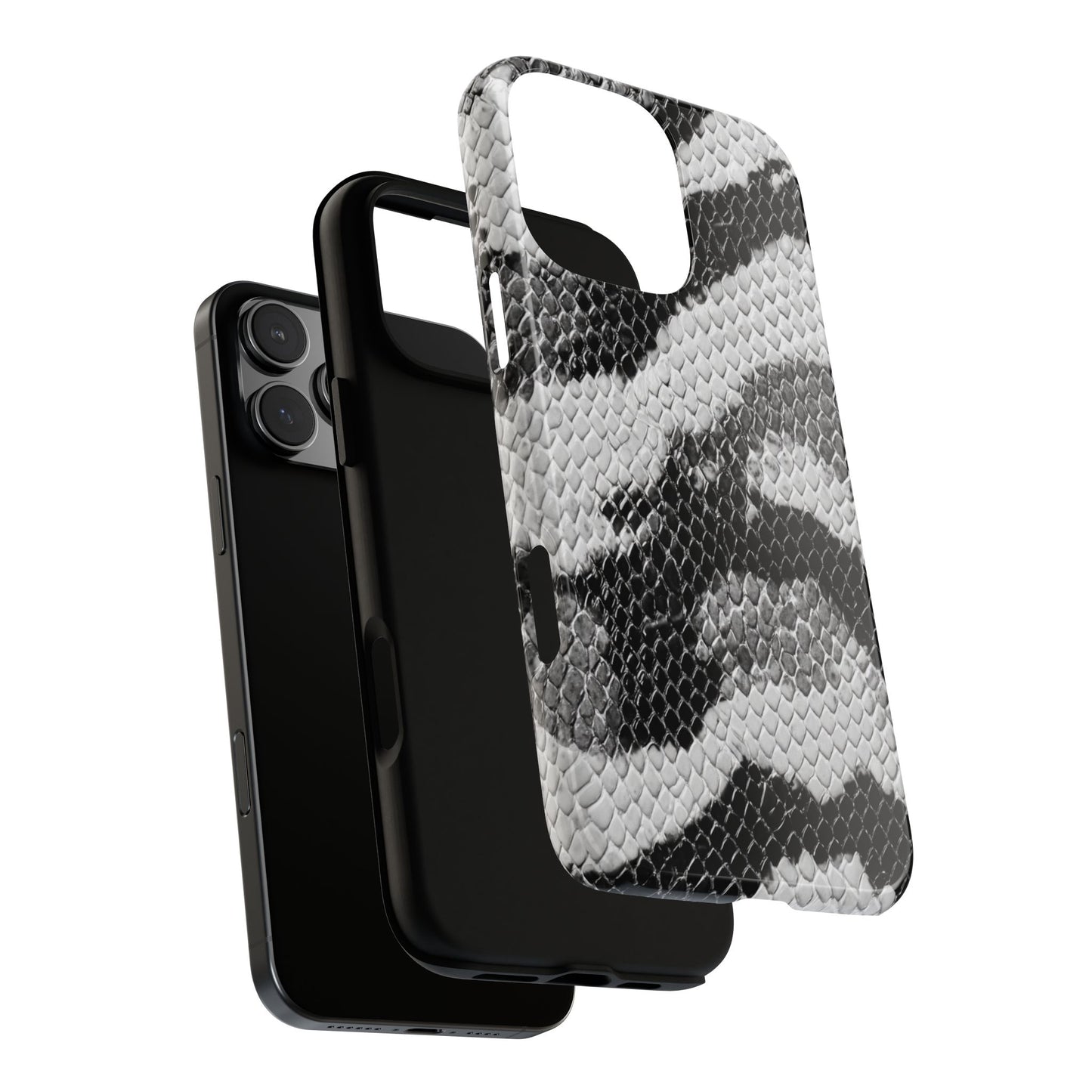 Black & White Snakeskin [TOUGH CASE]