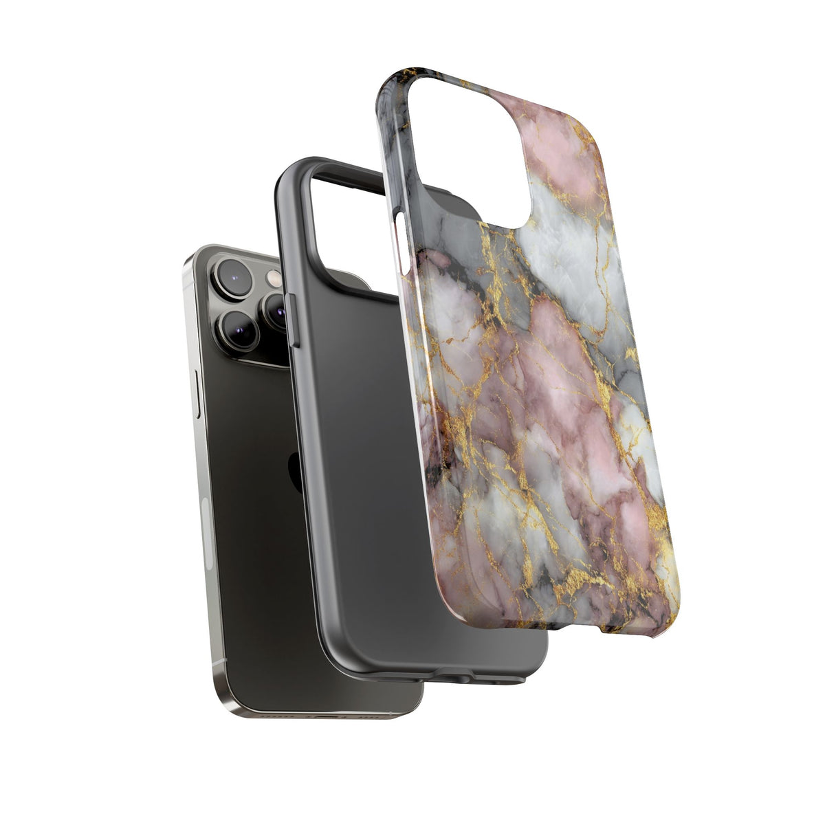 Rose & White Marble