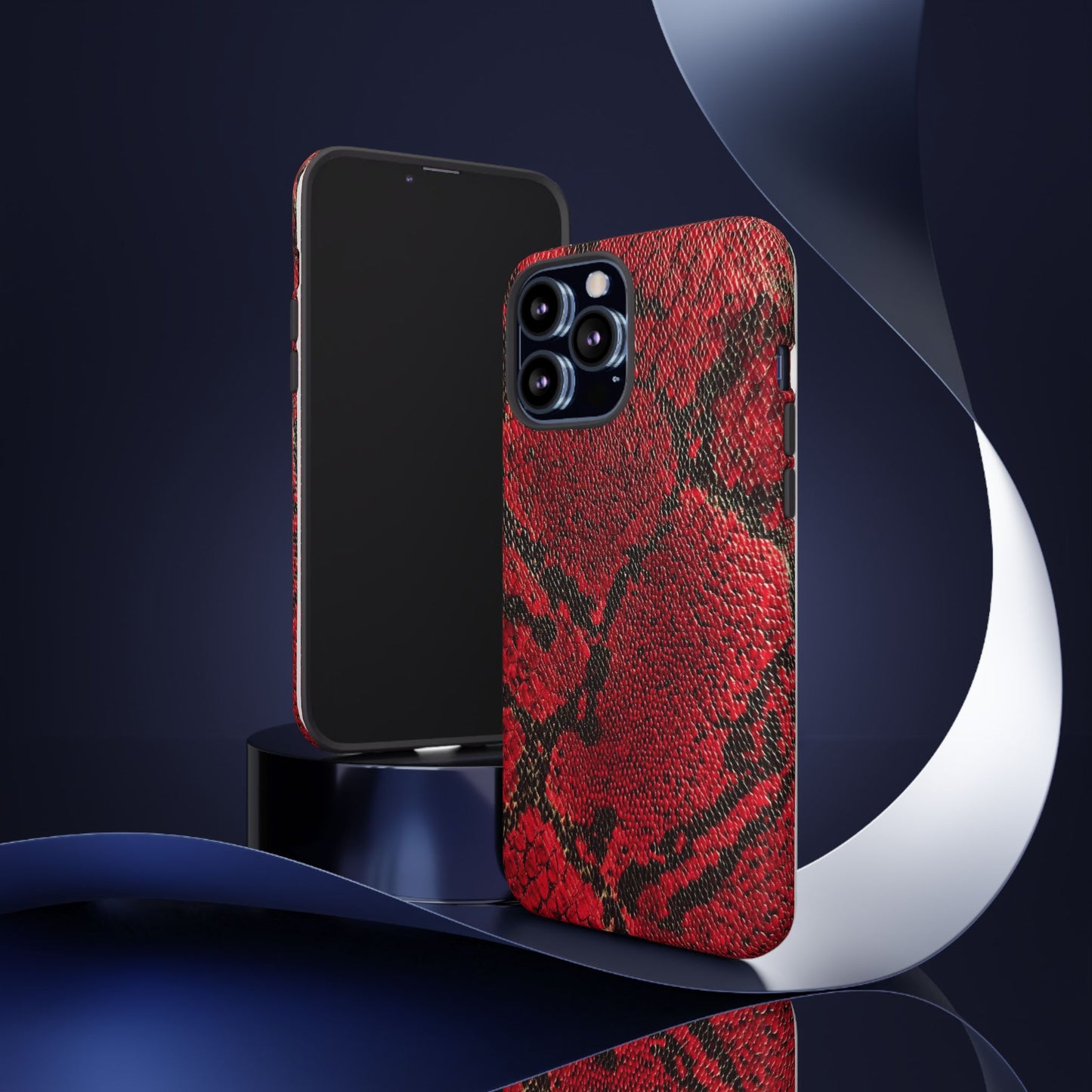 Red Snake Skin [TOUGH CASE]
