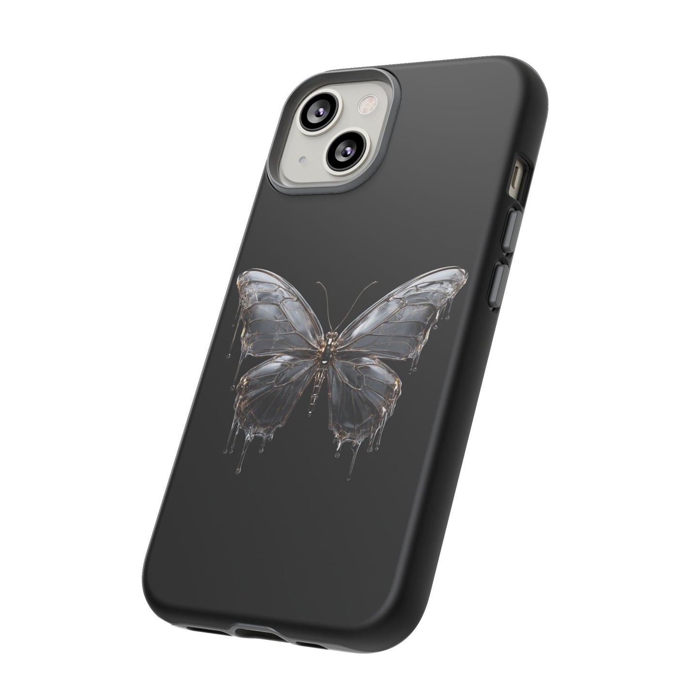 Metallic Butterfly (iPhone X - iPhone 17 Pro Max) [TOUGH CASE]