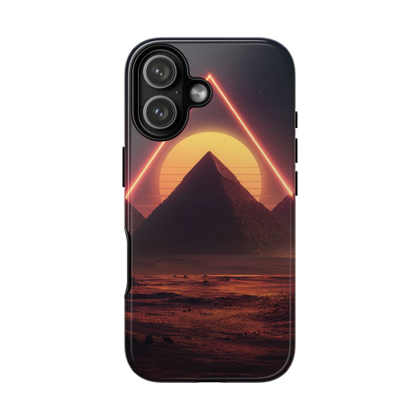Retro Pyramid Sunset [TOUGH CASE]